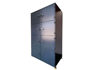 Огнестойкий шкаф для литий-ионных АКБ БШ-О-06-17 вид справа