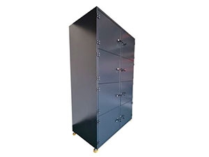 Огнестойкий шкаф для литий-ионных АКБ БШ-О-06-17 вид слева