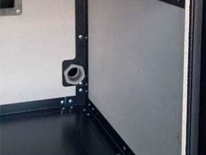 Огнестойкий шкаф для литий-ионных АКБ БШ-О-06-17 секция в открытом виде